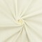Rice Ivory Solid Stretch Cotton Poplin Woven Fabric By the Yard